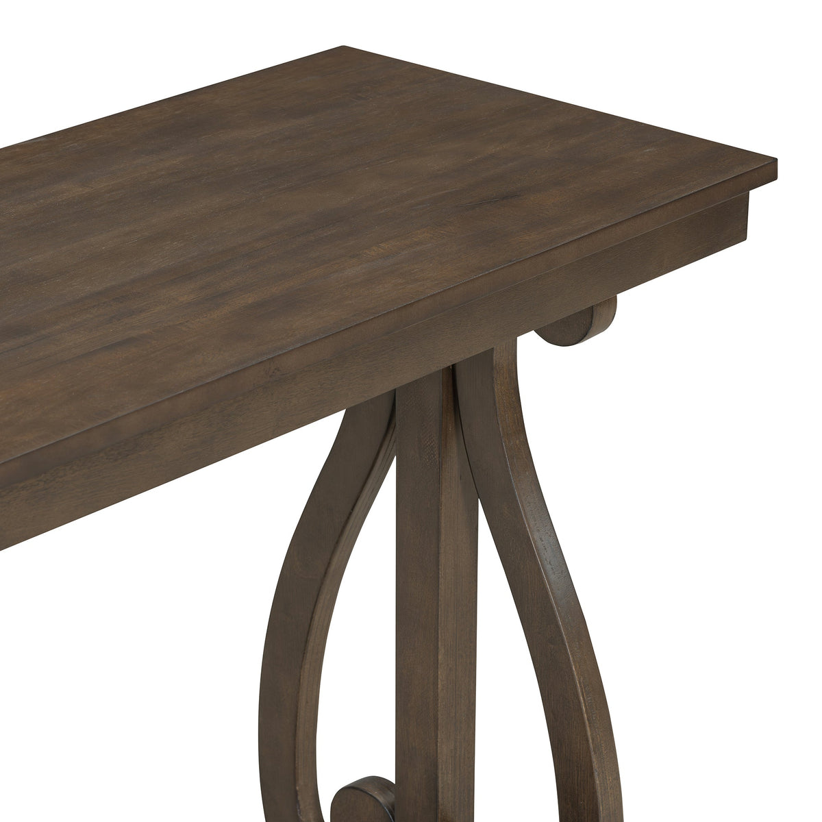 48" Rustic Farmhouse Console Table (Walnut)