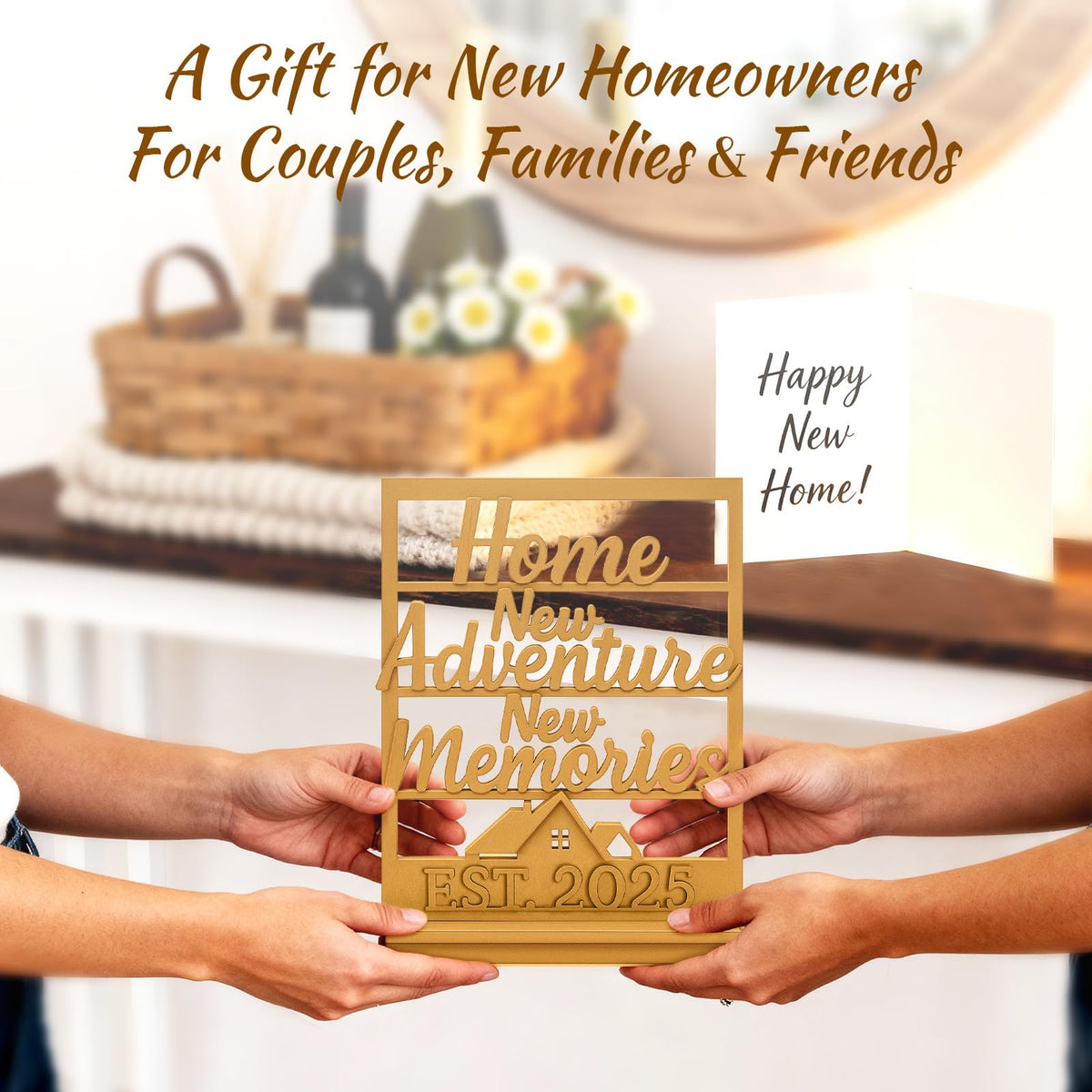 Farmhouse Housewarming Wooden Sign