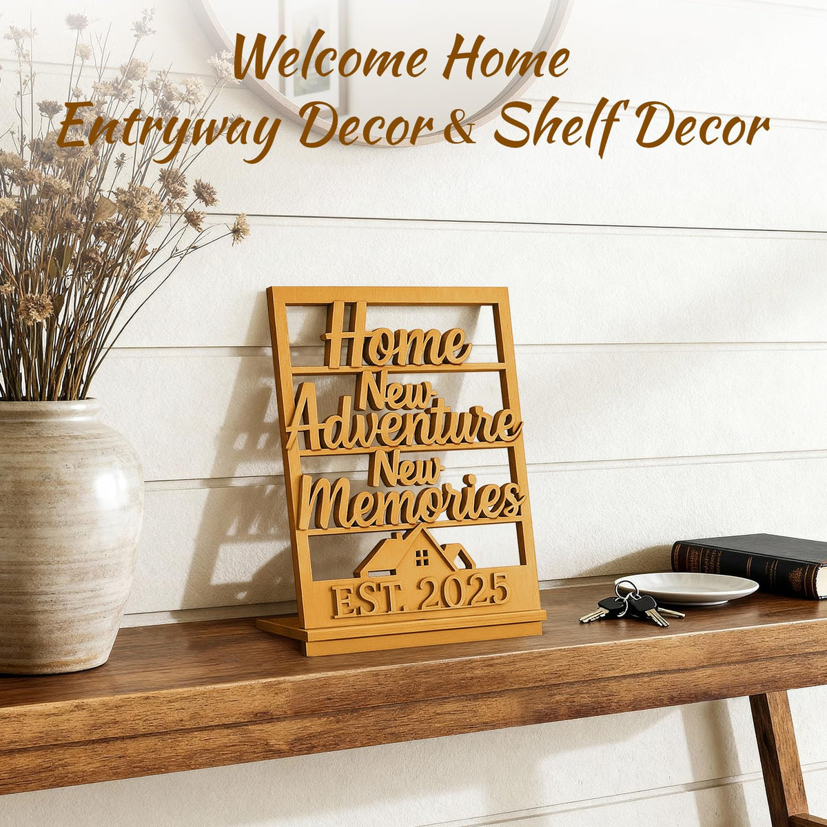 Farmhouse Housewarming Wooden Sign