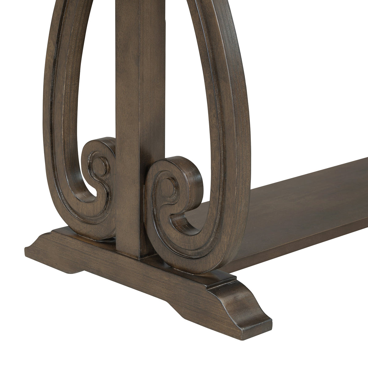 48" Rustic Farmhouse Console Table (Walnut)