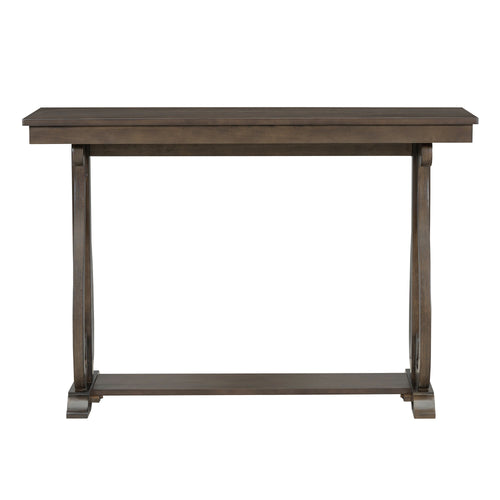 48" Rustic Farmhouse Console Table (Walnut)