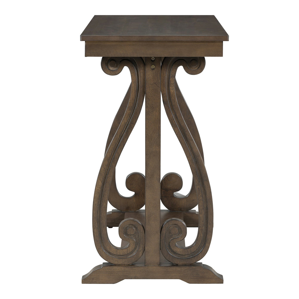 48" Rustic Farmhouse Console Table (Walnut)