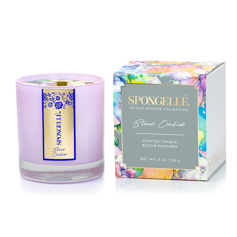 Spongelle Black Orchid Private Reserve candle