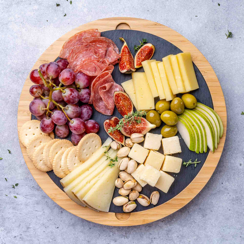 Round Swivel Cheese Board & Knife Set