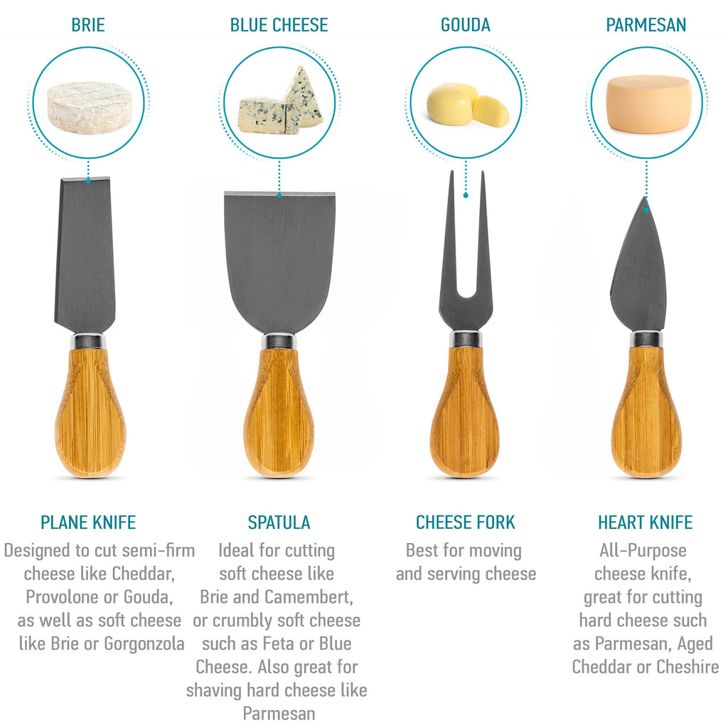 Round Swivel Cheese Board & Knife Set