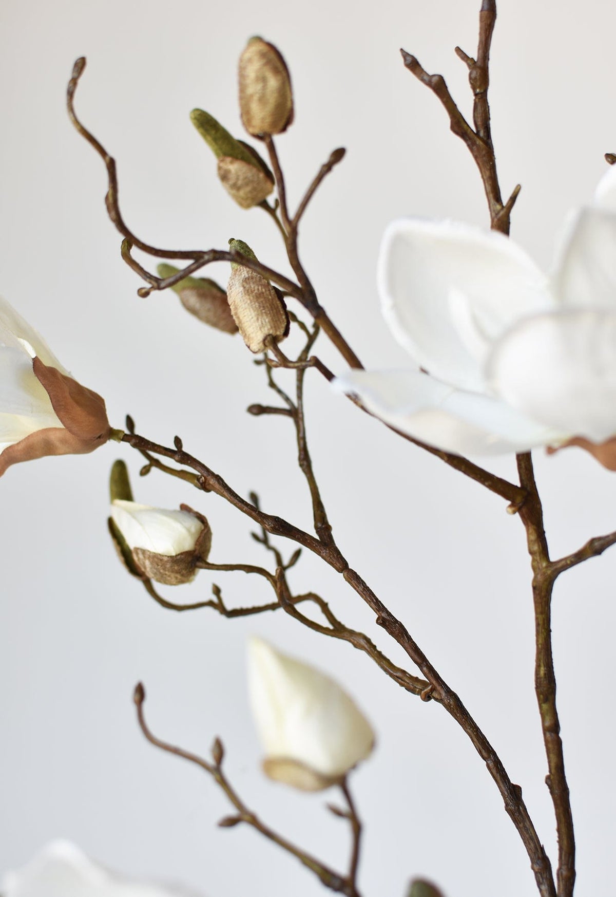 40" Faux Magnolia Branch