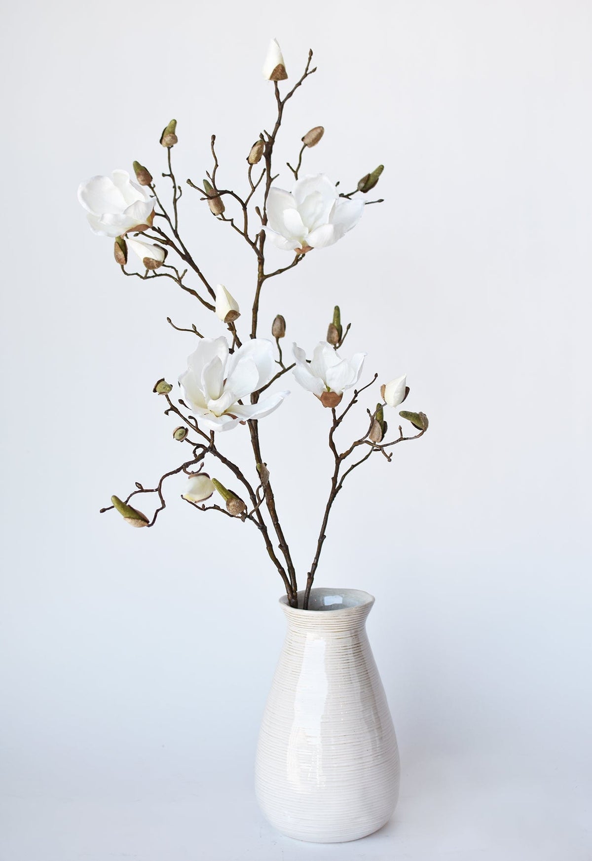 40" Faux Magnolia Branch