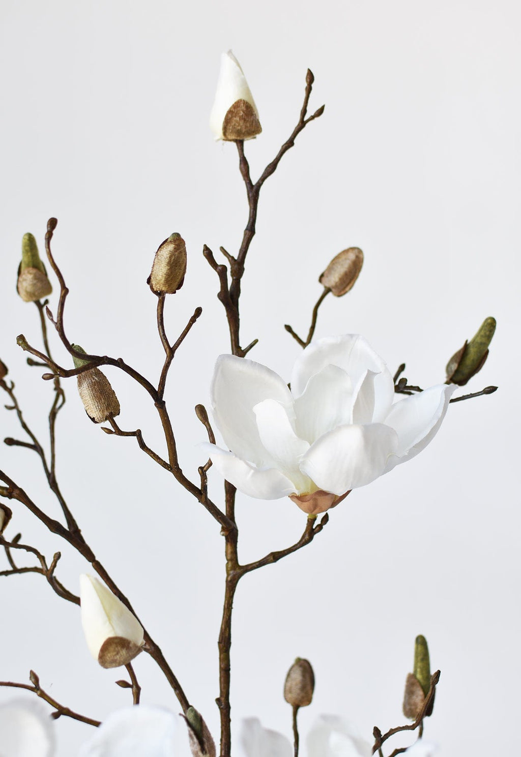 40" Faux Magnolia Branch