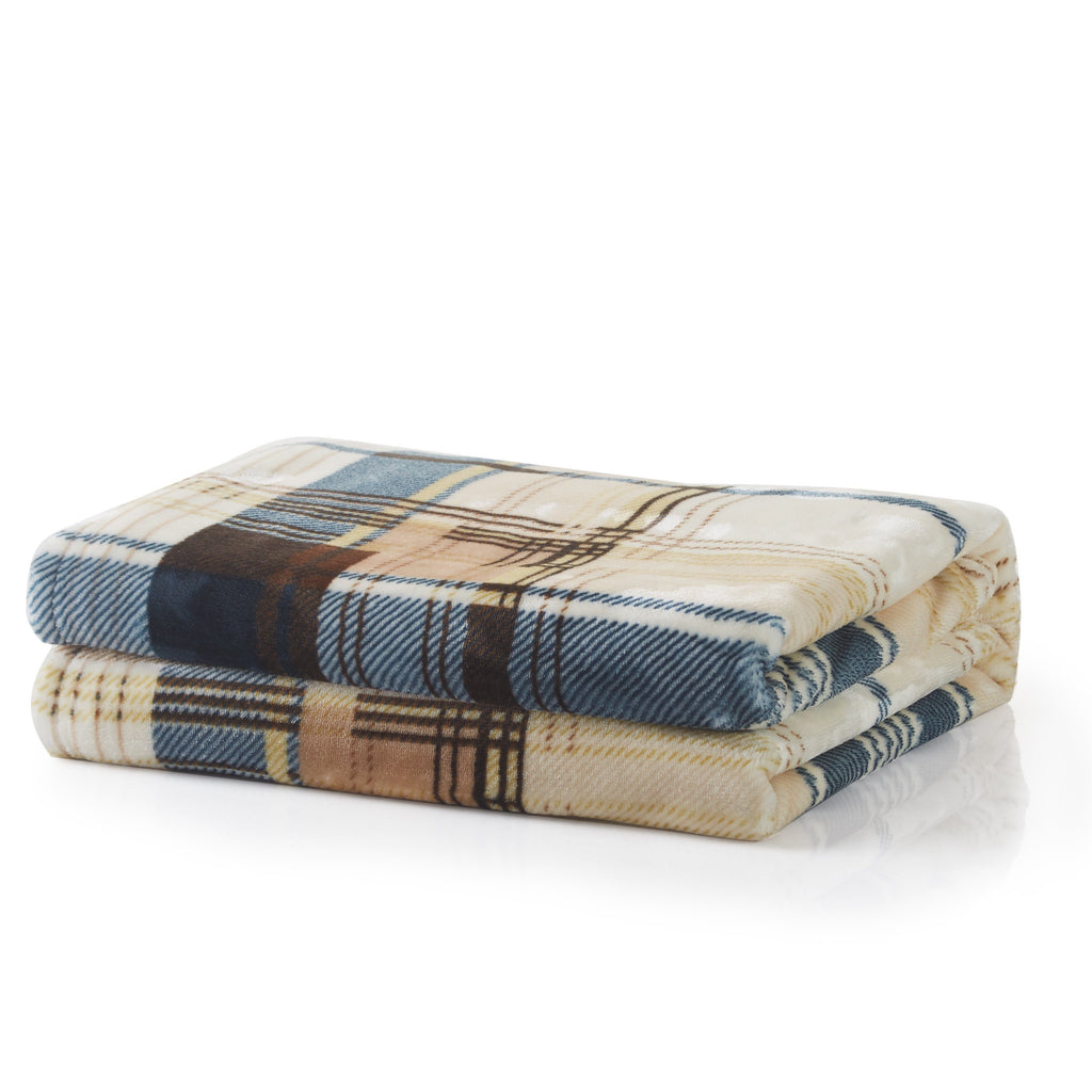 Winter Cabin Flannel Throw