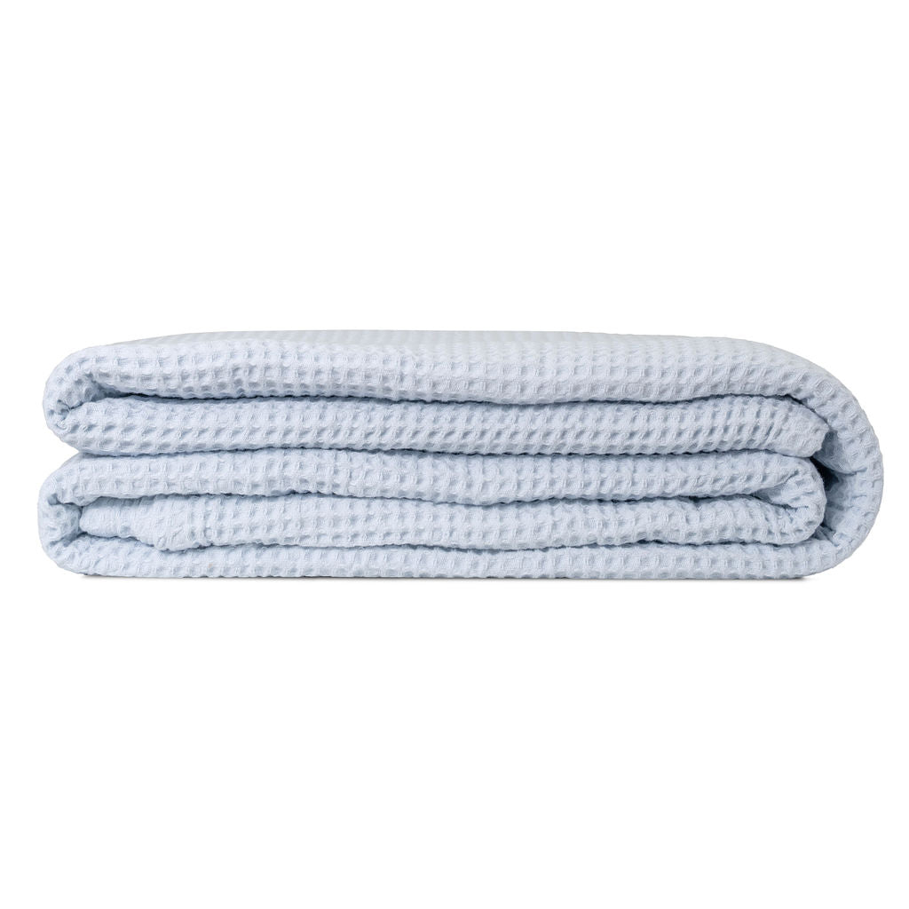 Cotton waffle weave throw blanket